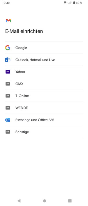 Wählen Sie Sonstige