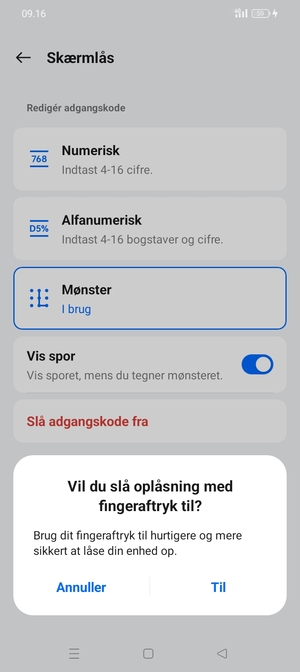 Vælg din foretrukne mulighed