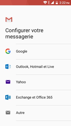 Sélectionnez Autre