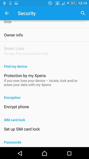 To change the PIN for the SIM card, return to the Security menu and select Set up SIM card lock