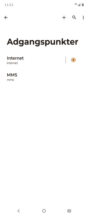 Vælg Menu-knappen