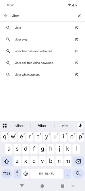 Enter the app name and select Search