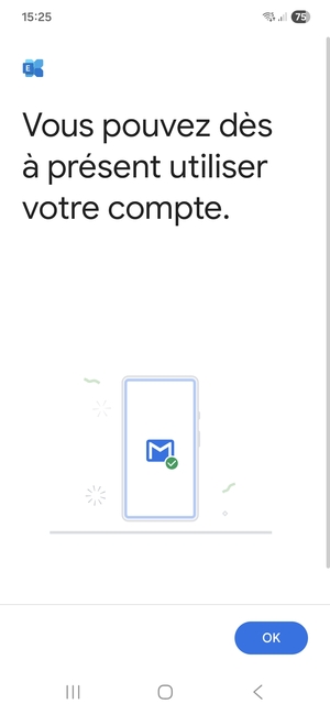 Sélectionnez OK