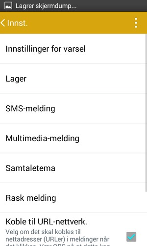 Velg SMS-melding