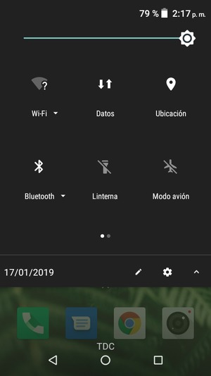 Desactive Wi-Fi y Bluetooth