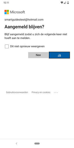 Selecteer uw voorkeursoptie