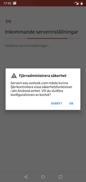 Välj OK