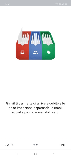 Seleziona FINE