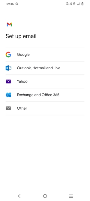Select Outlook, Hotmail and Live