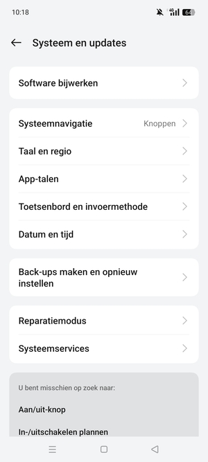 Selecteer Software bijwerken