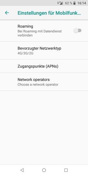 Wählen Sie Zugangspunkte (APNs)