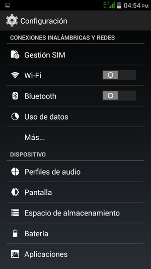 Seleccione Más...