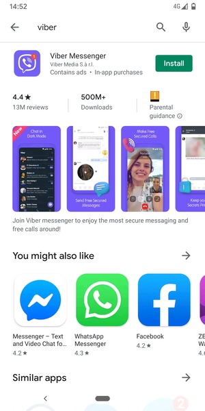 Select the app