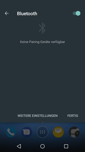 Schalten Sie Bluetooth aus