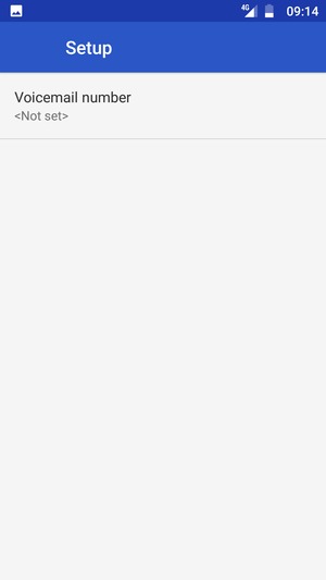 Select Voicemail number