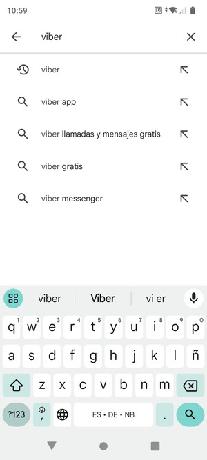 Introduzca el nombre de la aplicación y seleccione Buscar