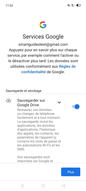 Sélectionnez Plus