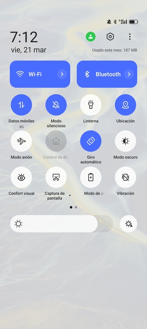 Desactive Wi-Fi y Bluetooth