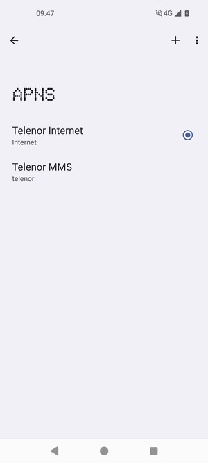 Select the Menu button