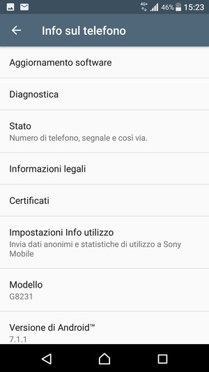Seleziona Aggiornamenti software