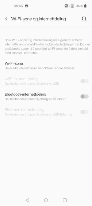 Velg Wi-Fi-sone