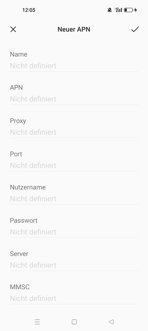 Geben Sie Internet-Informationen ein