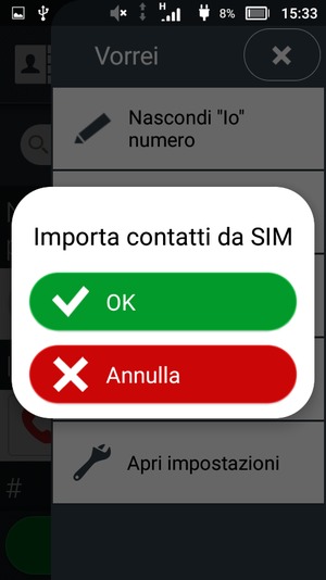 Seleziona OK