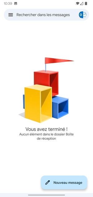 Votre messagerie Hotmail est prête à l'emploi