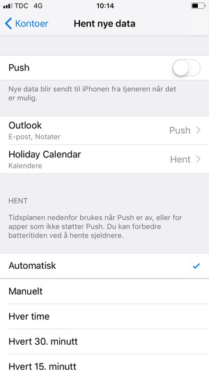 Angi Push til AV