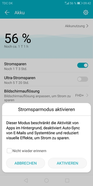 Wählen Sie AKTIVIEREN