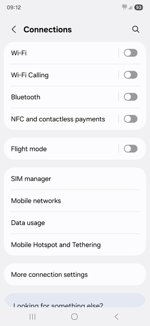 Select Mobile Hotspot and Tethering