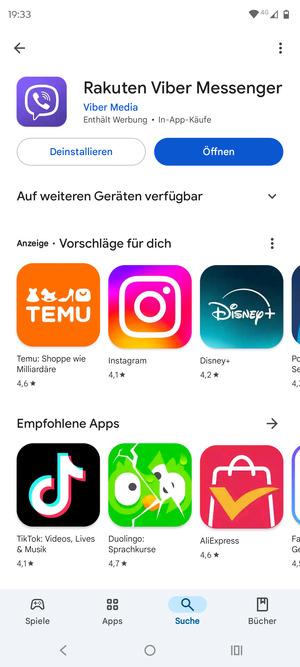 Wählen Sie Öffnen