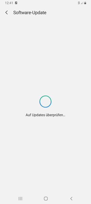 Warten Sie, bis die Suche abgeschlossen ist
