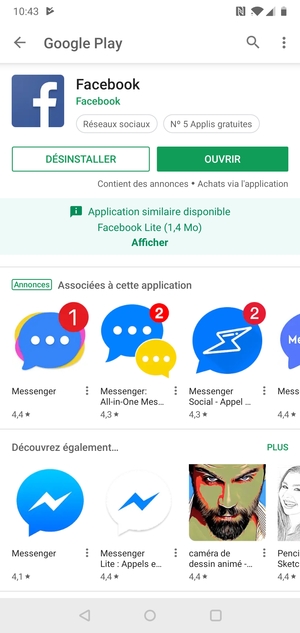 Sélectionnez OUVRIR