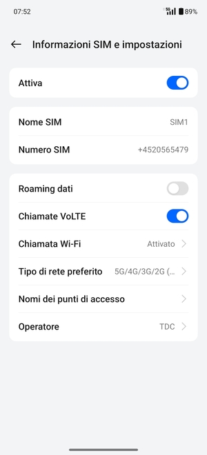 Seleziona Nomi dei punti di accesso