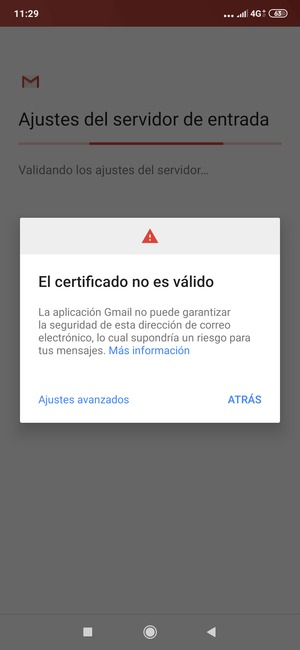 Seleccione Ajustes avanzados