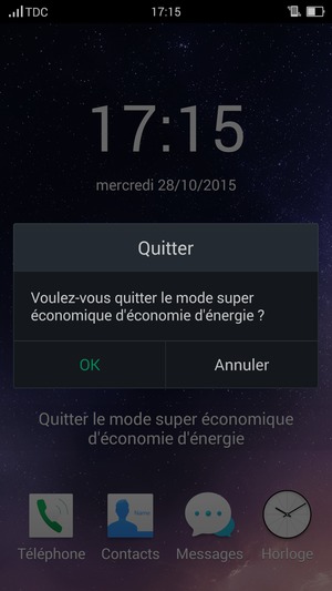 Sélectionnez OK