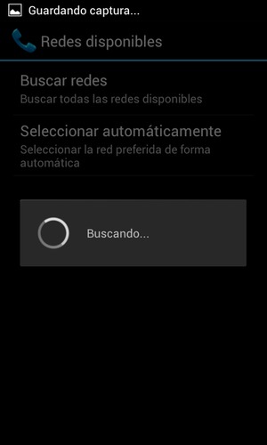 Espere a que la búsqueda termine