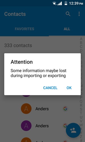 Select OK