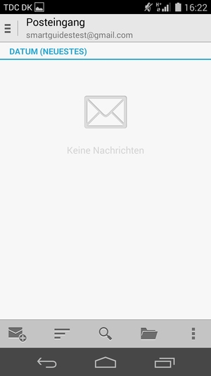 Ihr Gmail/Hotmail Konto ist einsatzbereit