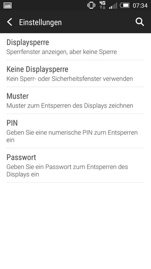 Wählen Sie Muster
