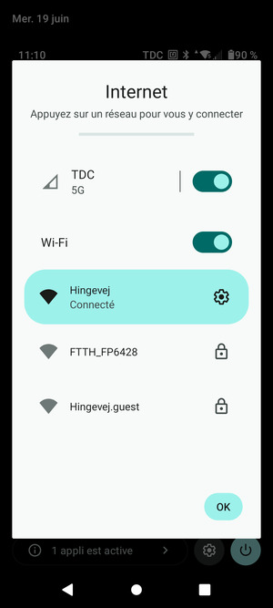 Désactiver le Wi-Fi