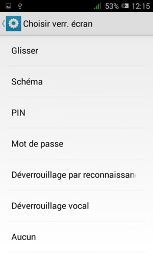 Sélectionnez Schéma