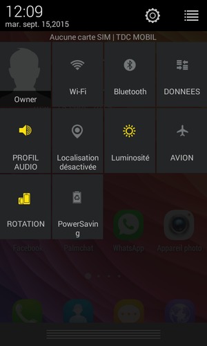 Activer le PowerSaving