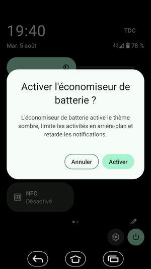 Sélectionnez Activer