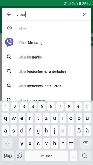 Geben Sie den Namen der App ein und wählen Sie Suchen