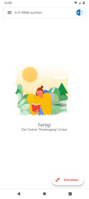 Ihr Hotmail Konto ist einsatzbereit