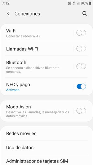 Seleccione Redes móviles