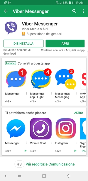 Seleziona APRI