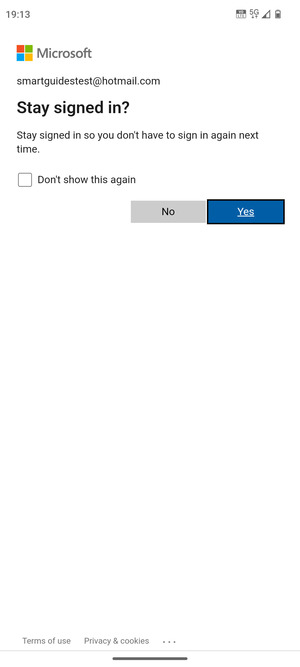 Select your preferred option